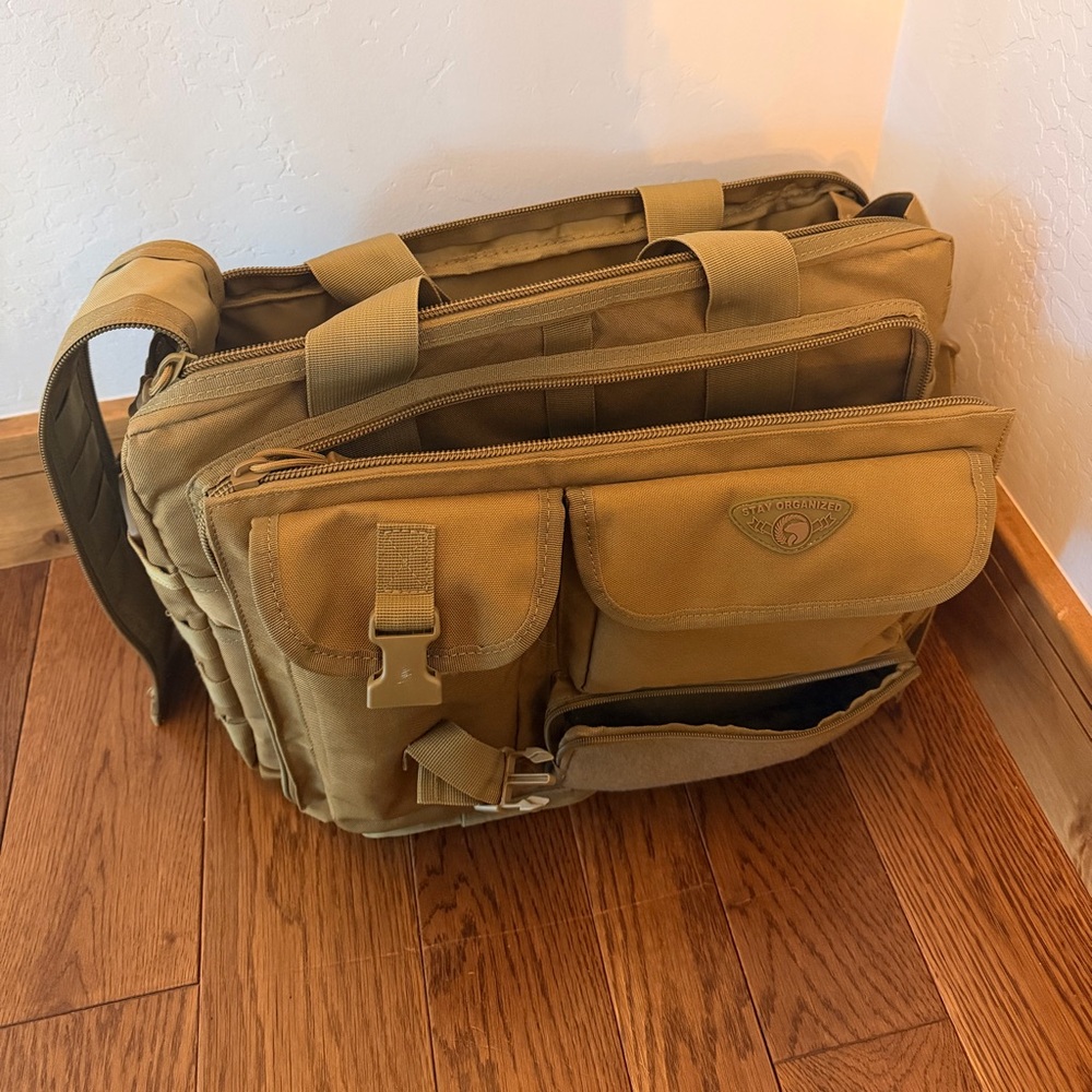 Tactical Tan Messenger Bag